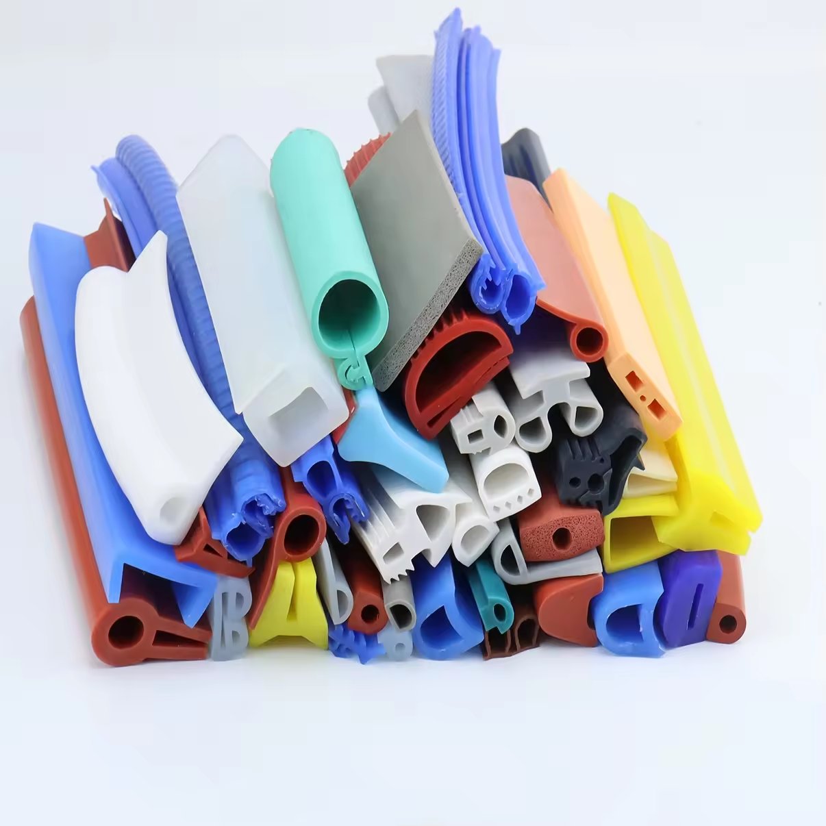 High temperature resistant silicone rubber U-shaped sealing strip E-shaped silicone sealing strip