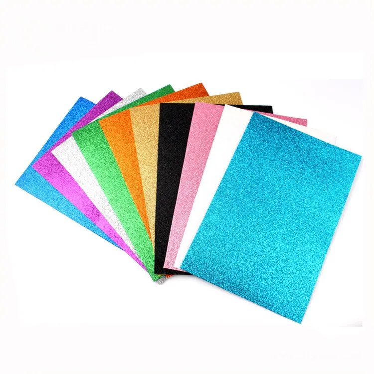 Material Glitter Roll Rubber Sheets for DIY Ethylene Vinyl Acetate GOMA EVA Foam A4 EVA Free Sample Running Craft and DIY