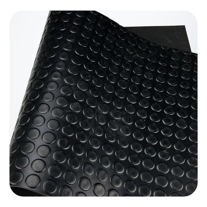 Anti Slip Coin Pattern Rubber Floor Mat Sheet