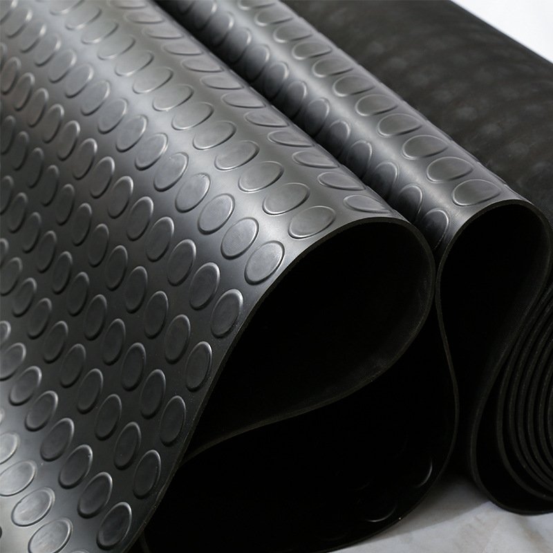 Anti Slip Coin Pattern Rubber Floor Mat Sheet