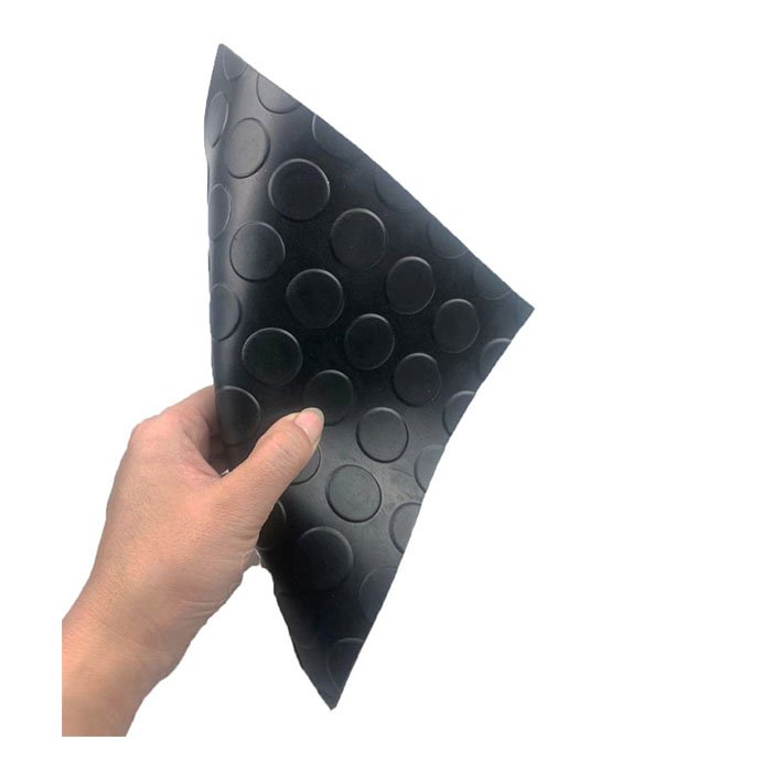 Anti Slip Coin Pattern Rubber Floor Mat Sheet