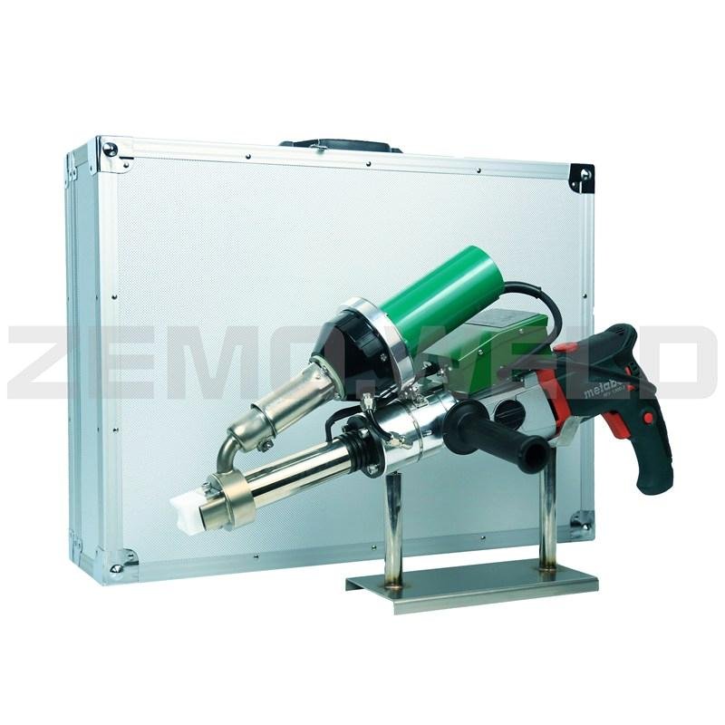 SMD-NS610A Portable Hdpe Pe Plastic Extrusion Welder With 4mm Hdpe Plastic Rod For Plastic Pipes