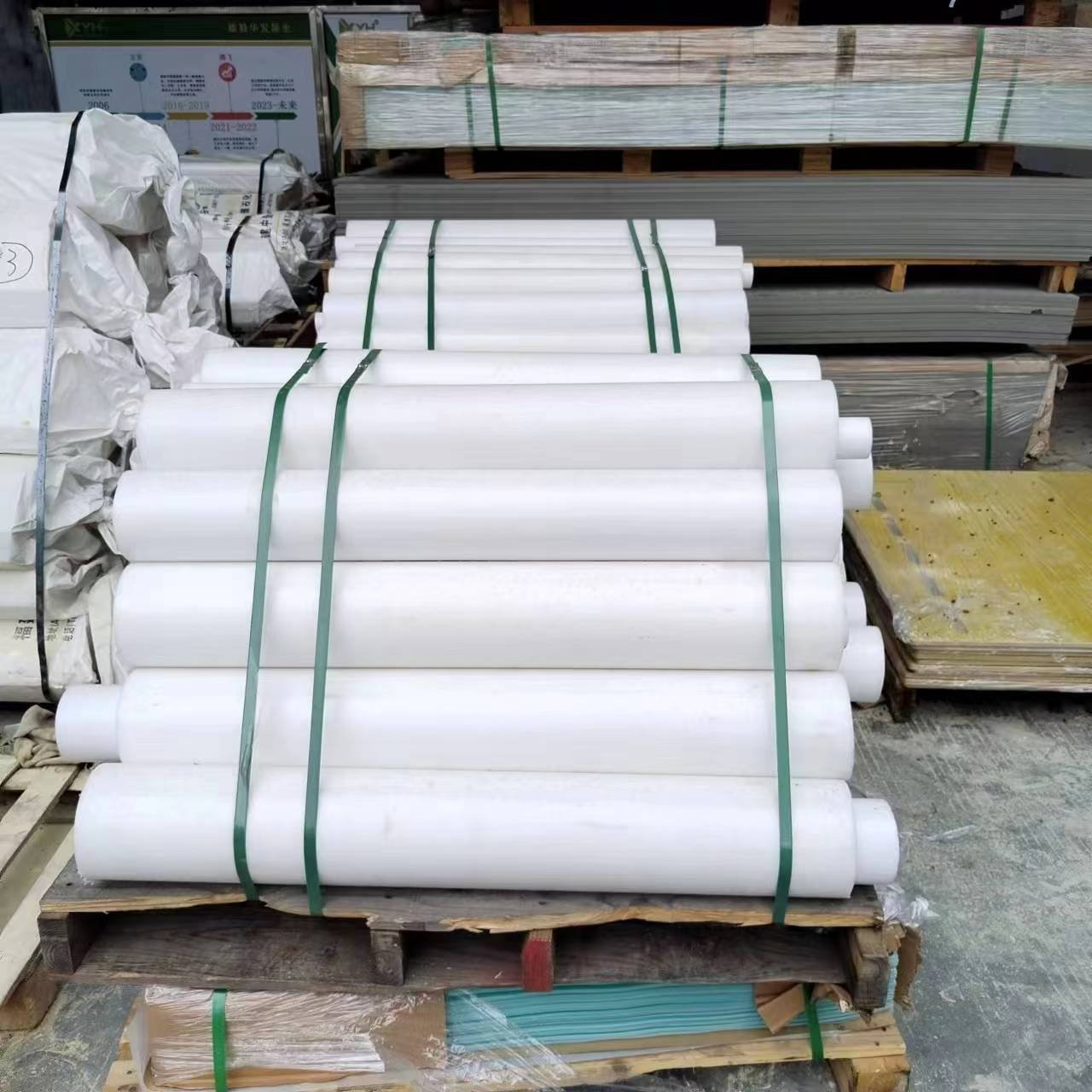 Extruder Insulation Engineering Plastic Customized Color POM Rod