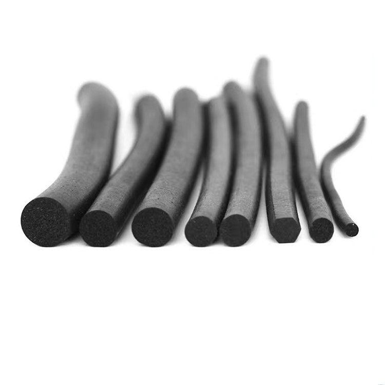 Customized high quality EPDM extrusion sealing strip foam rubber sponge sealing strip