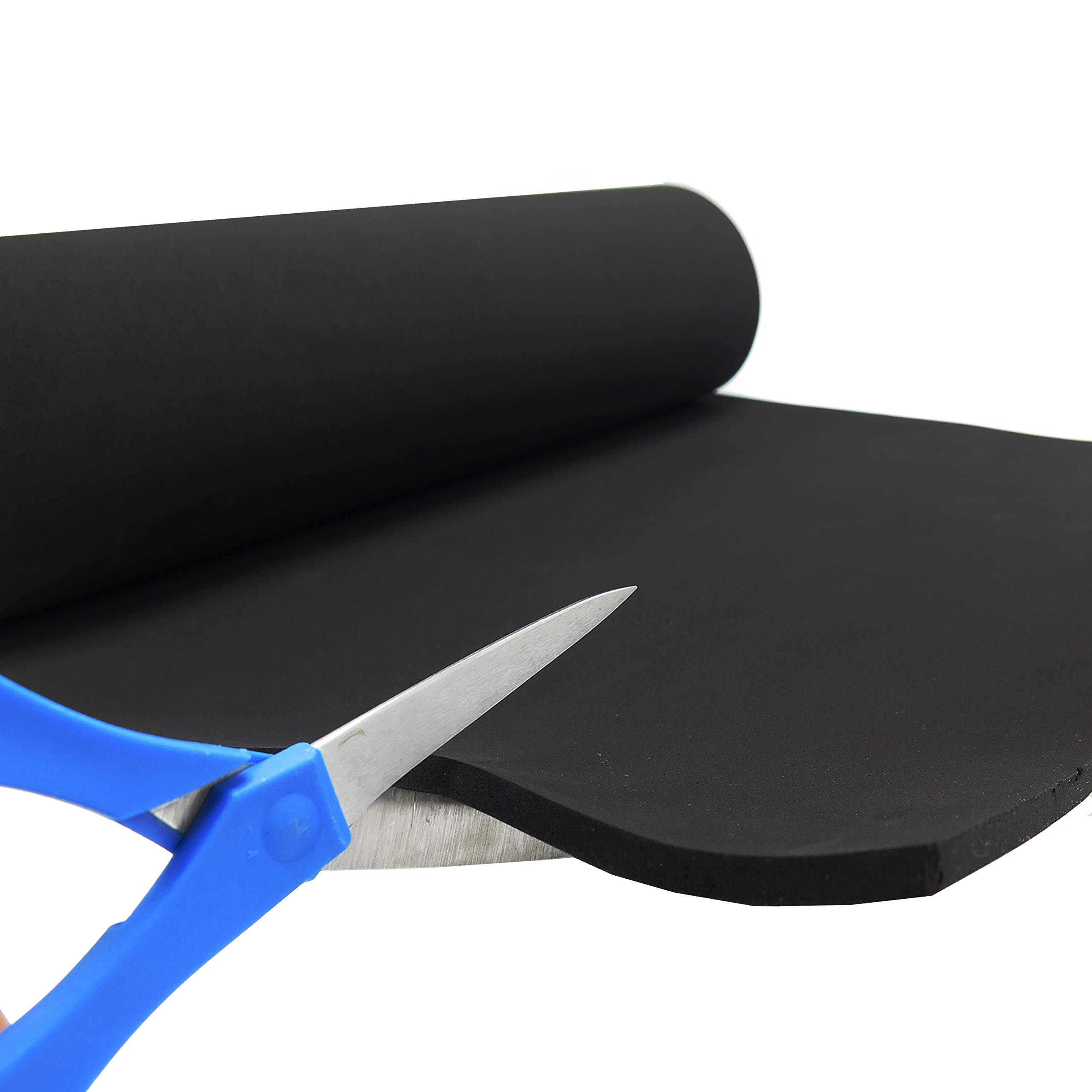 industrial anti vibration elastic black closed cell sponge neoprene foam rubber sheet mat roll
