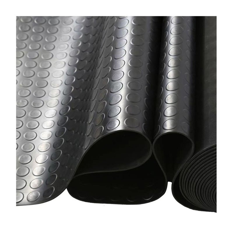 Factory price anti slip natural rubber sheet epdm rubber mats gym flooring