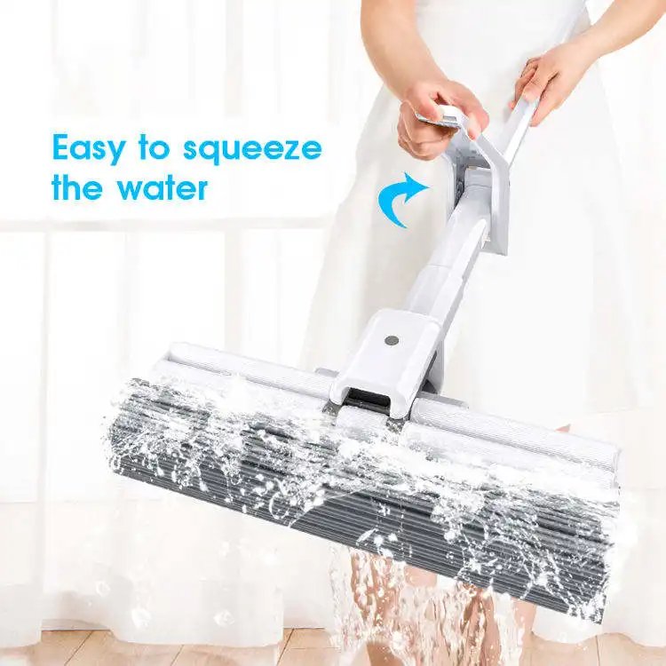 Masthome China Professional Supplier Easy Floor Cleaning Mop Magic Clean Roller Mop Pva Sponges Floor Mop For Cleaning