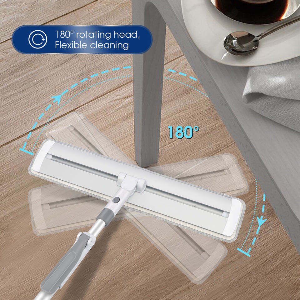 Masthome Low Moq Easy Clean 360 Floor Cleaner Microfiber Mop Pad Scratch Dust Flat Mop
