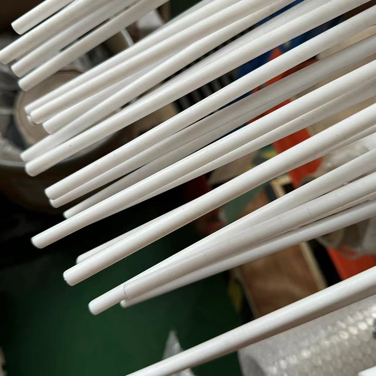 factory custom plastic stick ptfe bar chemical resistant fluoroplastic white extruded ptfe rod