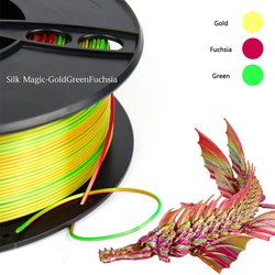 Gold-Fuchsia-Green