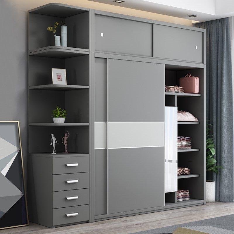 Hot Product - wooden Wardrobe wooden Storage Closet and Bedroom Furniture - Melamine wood wardrobe export USA,UK,EU
