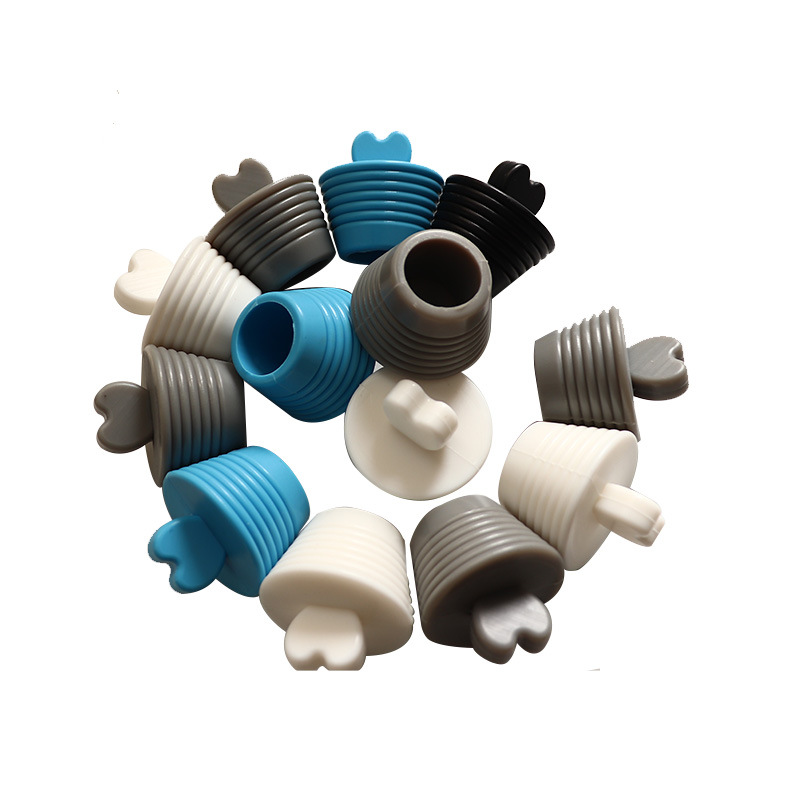 Customized High Temp Silicone Rubber End And Tapered Stopper Plug