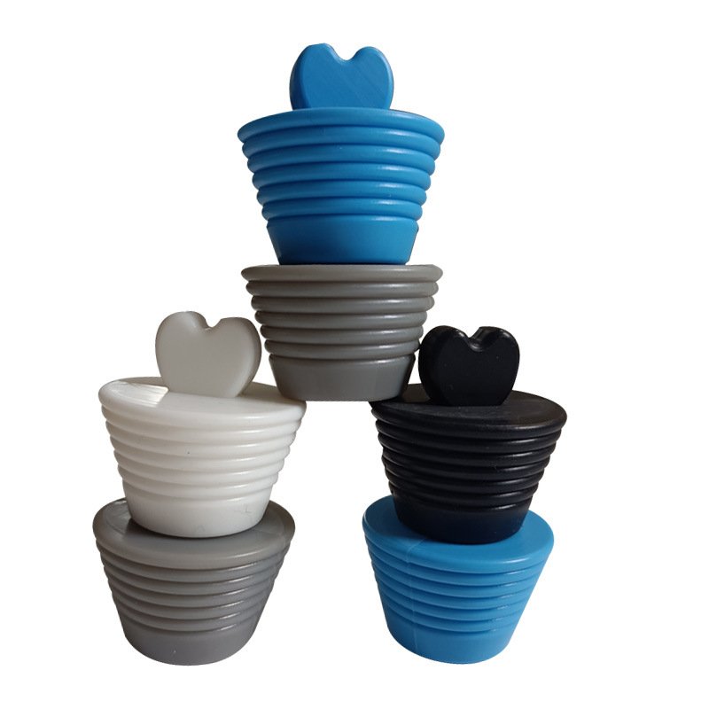 Customized High Temp Silicone Rubber End And Tapered Stopper Plug