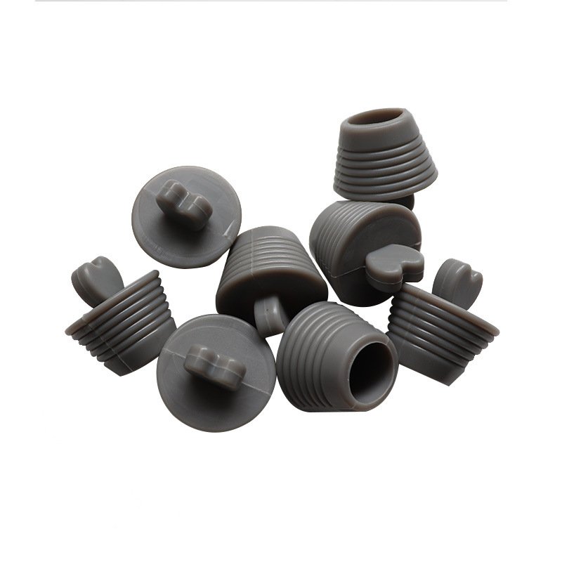 Customized High Temp Silicone Rubber End And Tapered Stopper Plug