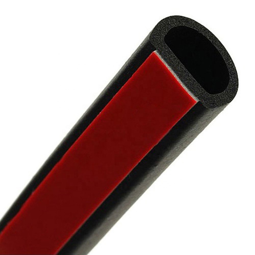 Automotive Universal Adhesive New Weather Stripping Epdm Soundproof Noise Rubber Seal Strip For Car Truck Door Window