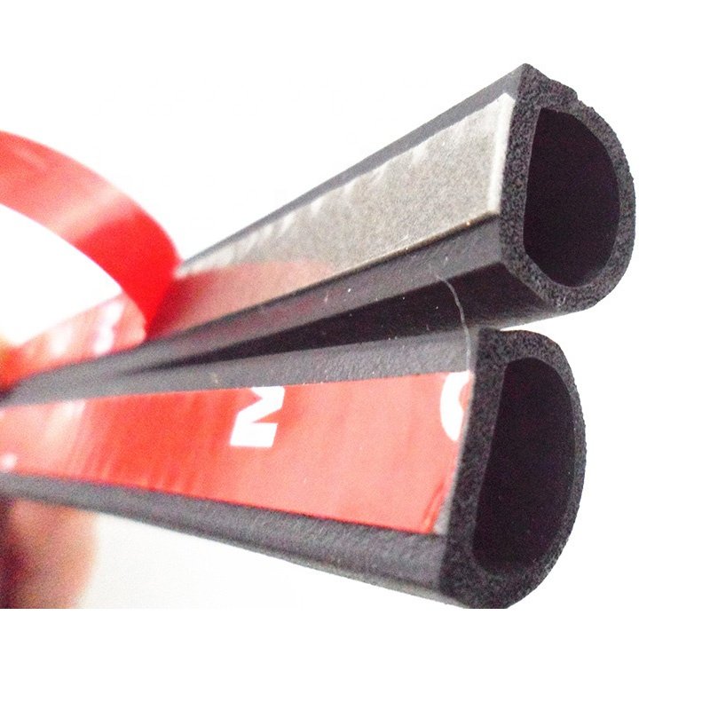 Automotive Universal Adhesive New Weather Stripping Epdm Soundproof Noise Rubber Seal Strip For Car Truck Door Window