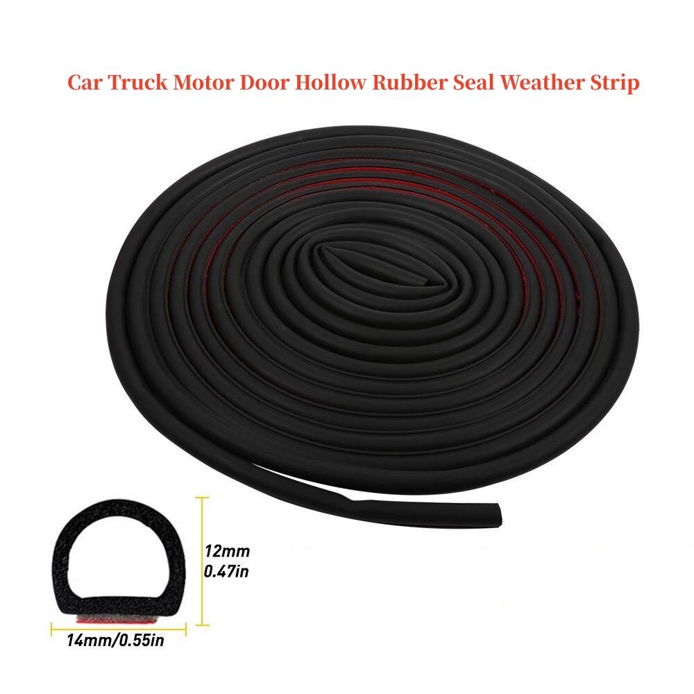 Automotive Universal Adhesive New Weather Stripping Epdm Soundproof Noise Rubber Seal Strip For Car Truck Door Window
