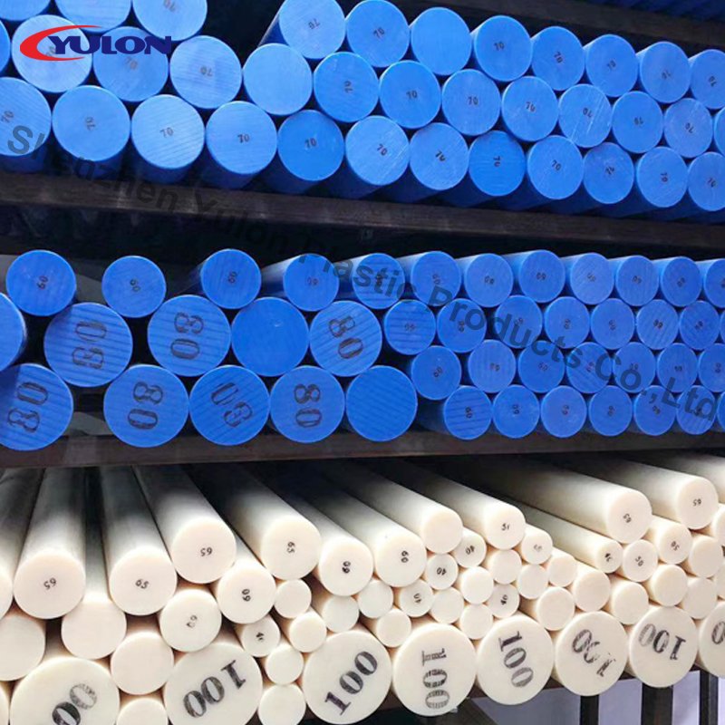 MC nylon round bar low friction engineering plastic rods PA6 PA66