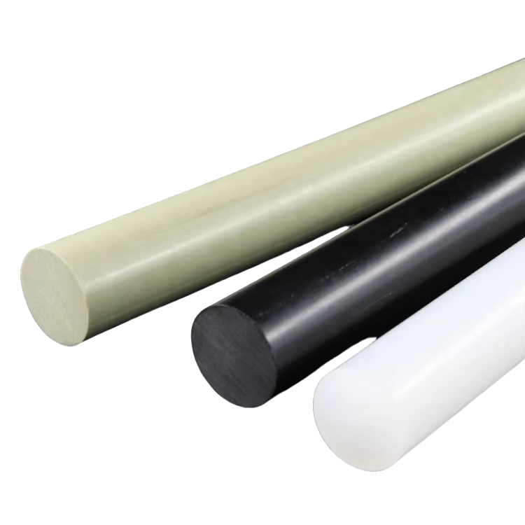 Custom wear resistant polypropylene pp plastic bar colorful plastic round rod solid extruded rods
