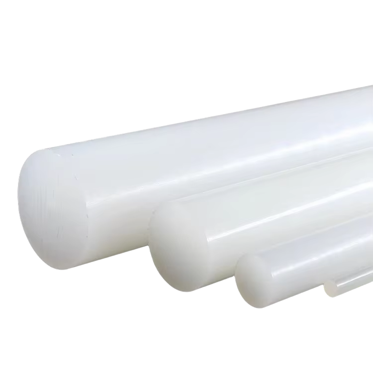 Custom wear resistant polypropylene pp plastic bar colorful plastic round rod solid extruded rods