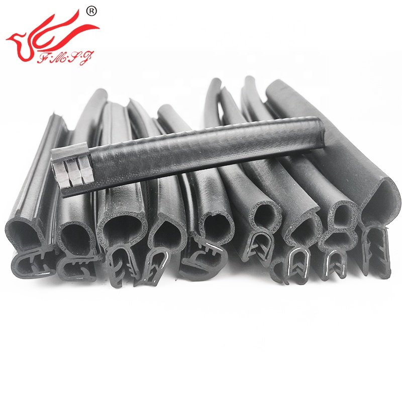 Rubber trailer bus door rubber seal Boot Seal automotive rubber Trunk Edge seal
