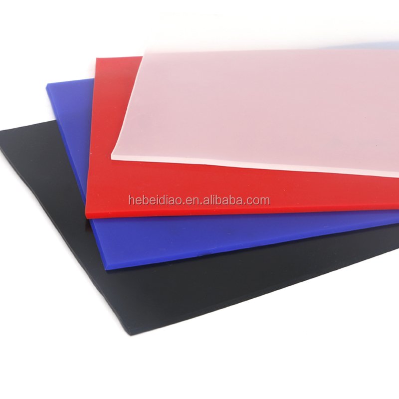 Anti slip translucent 2mm 3mm silicone rubber gasket roll sheet for high temperature