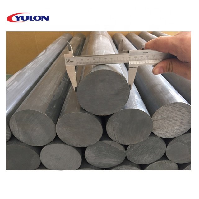 High Surface Hardness UPVC Cast Extruded Grey Rod Made from Durable PVC Material