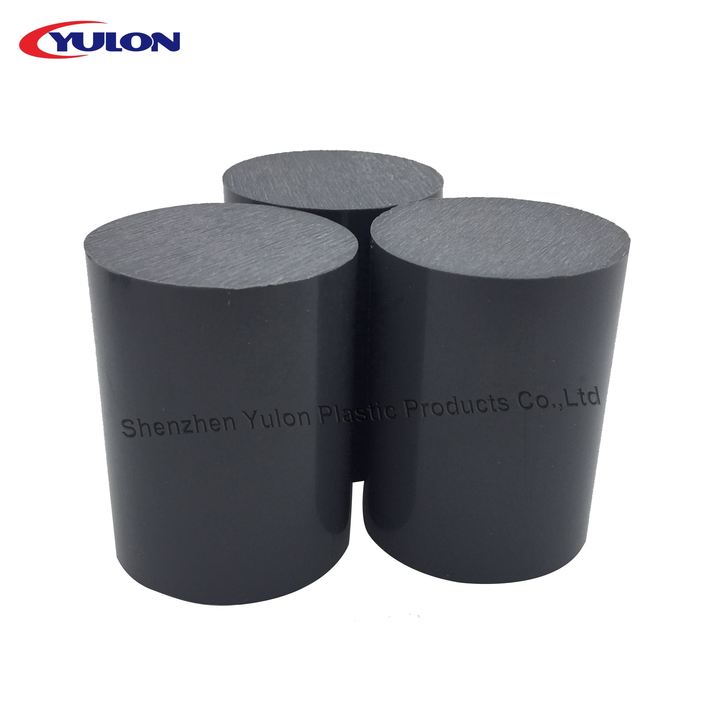 High Surface Hardness UPVC Cast Extruded Grey Rod Made from Durable PVC Material