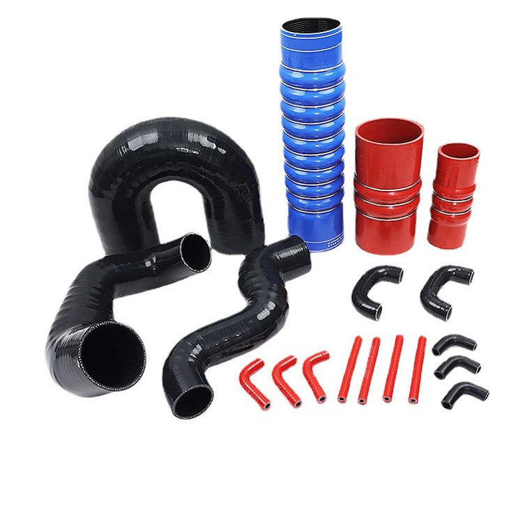 High Pressure Resistant Silicone Gooseneck Hose Radiator Turbo Coolant Welded Cut Car Tube Automotive Rubber for Replacement