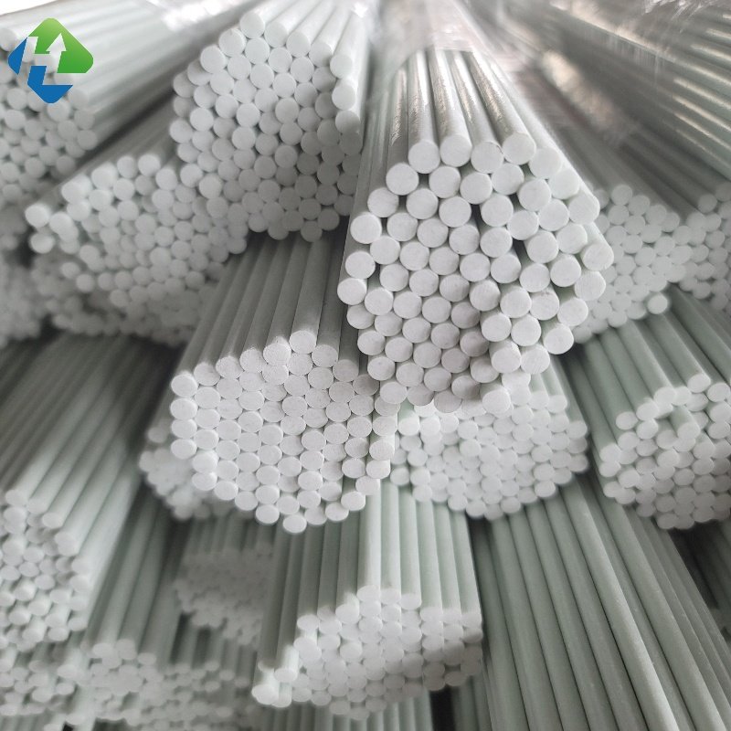 Haoli Flexible FRP Rod 3mm 4mm 5mm 6mm 7mm 8mm Fiberglass Solid Rod For Vegetable/Plant Supporting