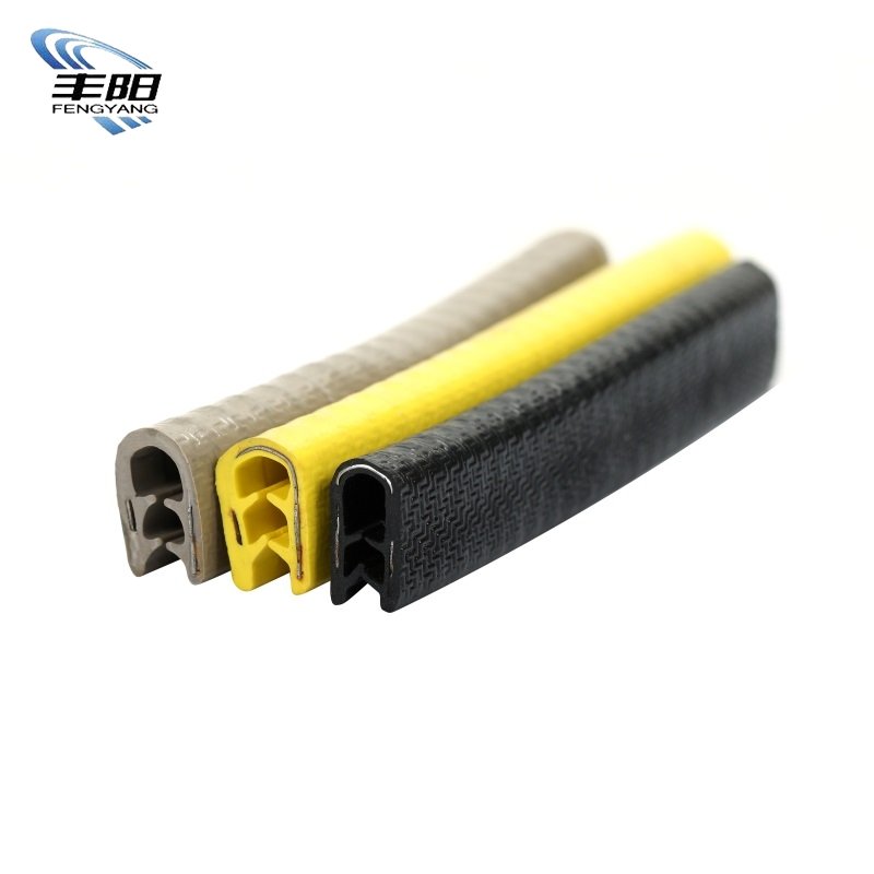 customized Extrusion U-type edge trim strip car Seals with Clamping Automotive seal strip