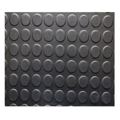 Industrial Rubber Floor Sheet Roll SBR Safety Slip Skate-Spike Flooring Mat