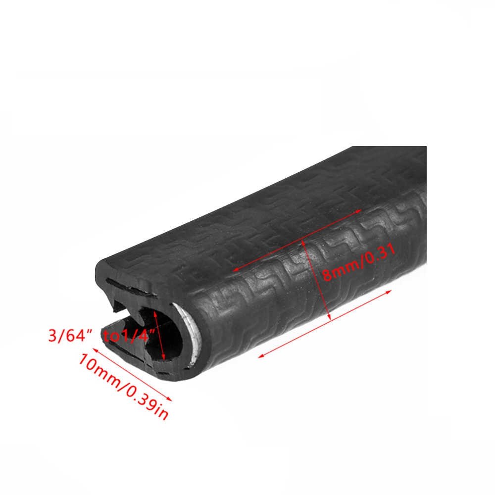 Edging Seal Strip Flexible Plastic Rubber Metal U Channel Pinch Weld Car Window Glass Auto PVC Customize Size