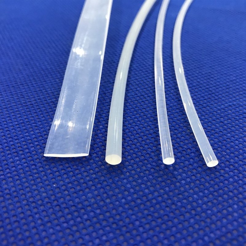 PFA transparent plastic round/flat welding rod OD2mm~3mm