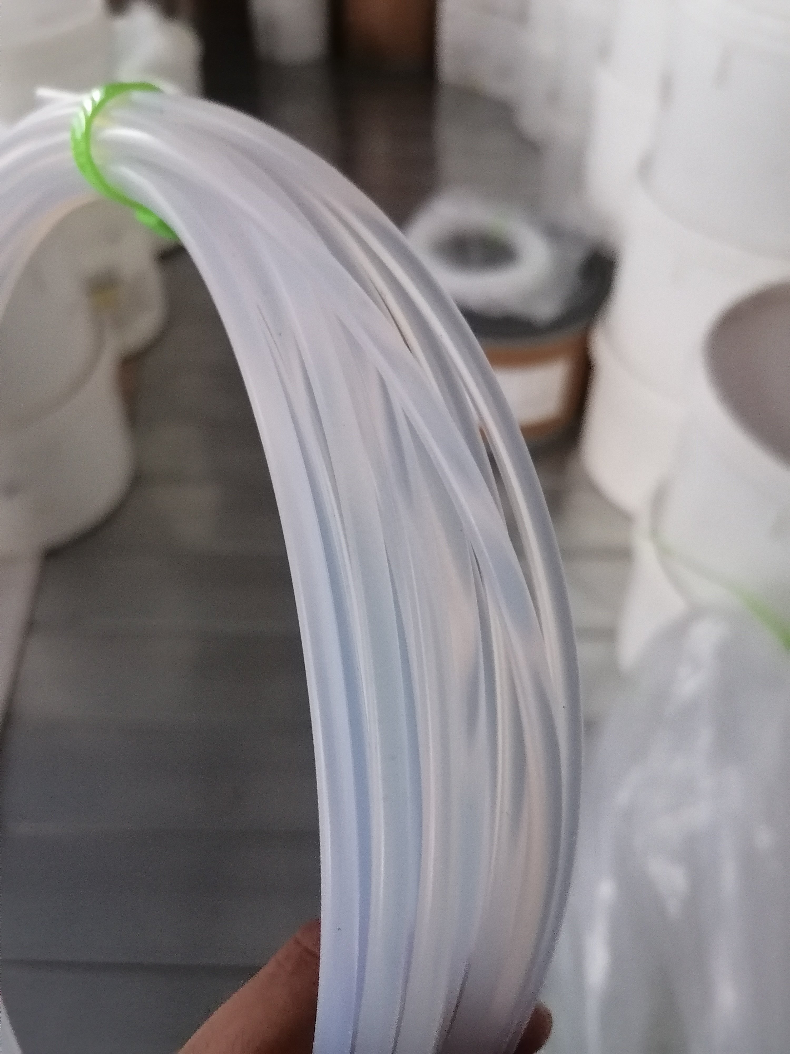 PFA transparent plastic round/flat welding rod OD2mm~3mm