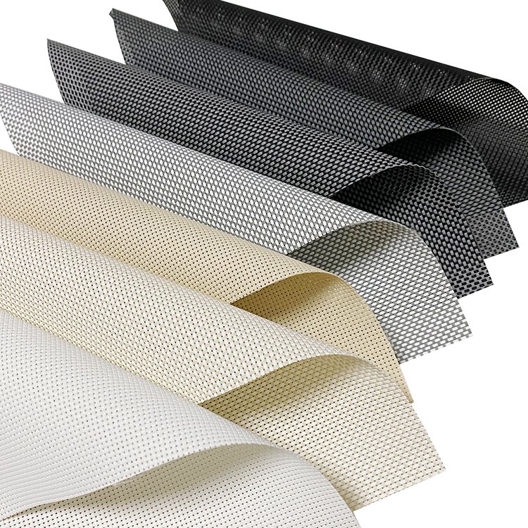 Fabric sunscreen wholesale cheap price blackout sunscreen roller blind fabrics