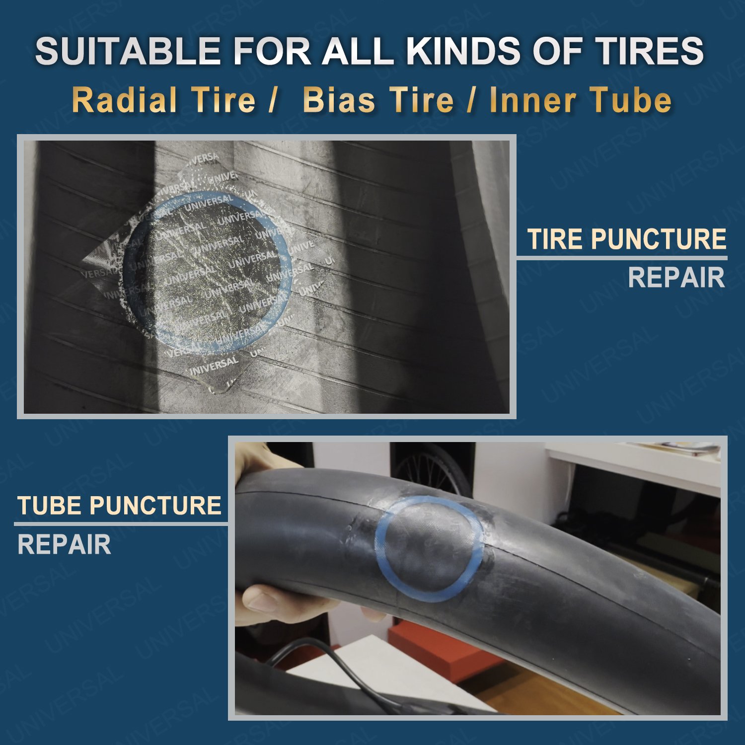 [New Product] P1801 - 42mm Universal Tire Patches Tire Repair Patches