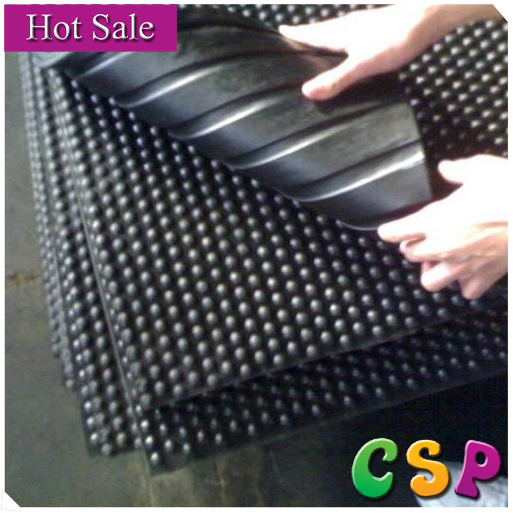 Green Non-Toxic Rubber Horse Stall Mat,Interlocking Rubber Stable Floor Mat
