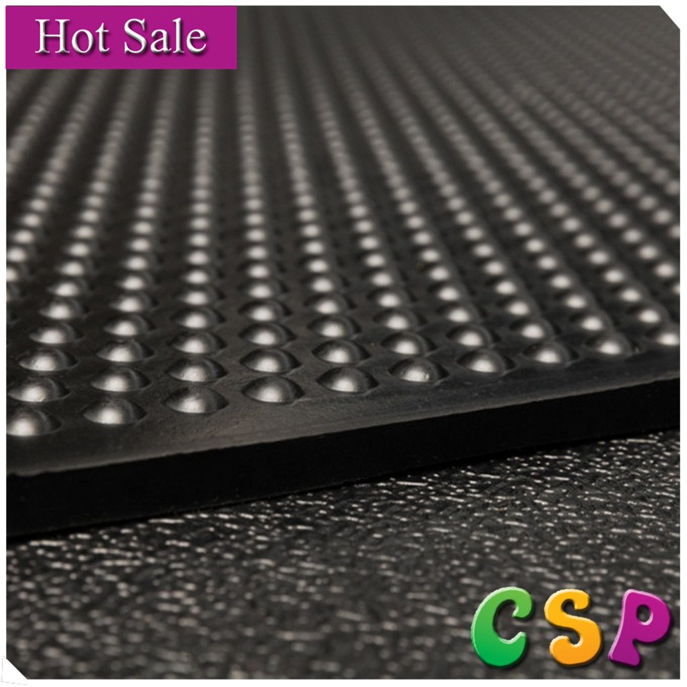 Green Non-Toxic Rubber Horse Stall Mat,Interlocking Rubber Stable Floor Mat