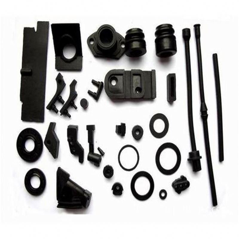 Rubber bearing with holes
