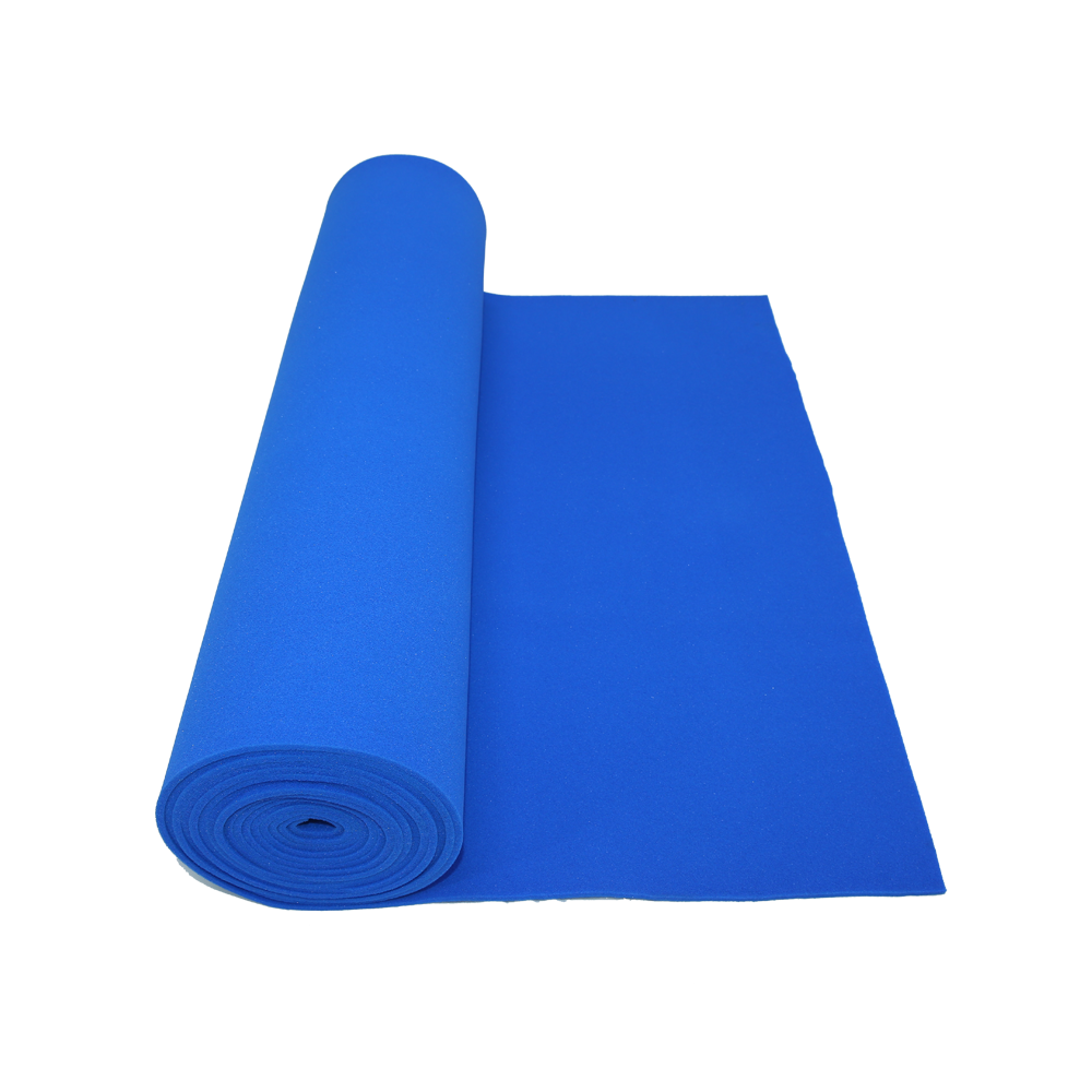 Blue 10mm thickness ironing table silicone foam plate and steam press machine silicone sponge pad heat-resistant rubber sheet