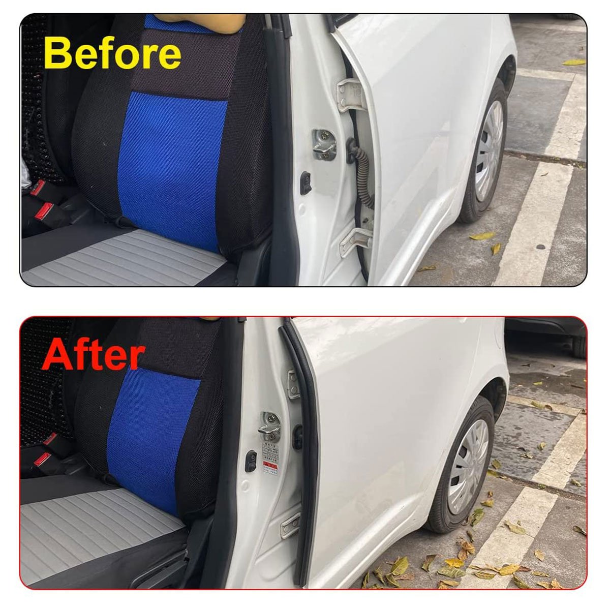 Car Door Rubber Seal Strip Automotive Weather Stripping for Boats, Automobile, RVs, Trucks, and Home Applications
