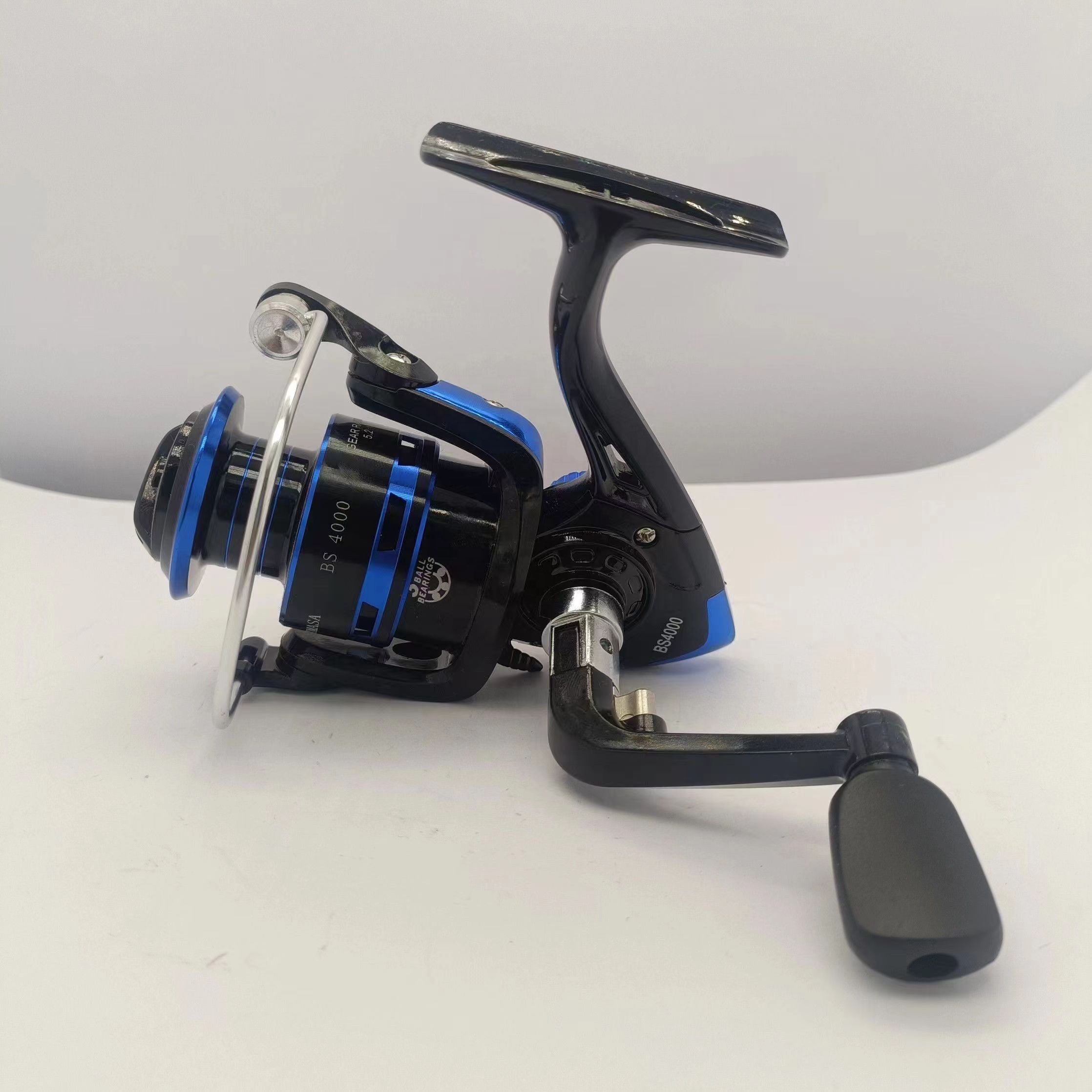 Fishing Reel Multicolor Fishing Reel Blue Green Orange with Composite Handle for Ocean Boat Carp and Bass Sea Fishing