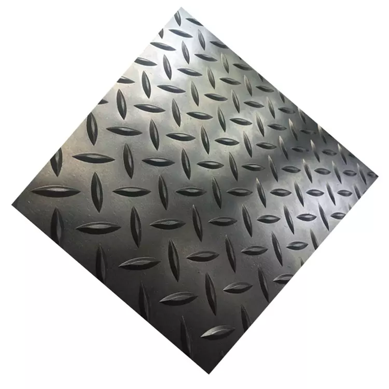 Anti Slip Diamond Willow Leaf Pattern Rubber Floor Mat