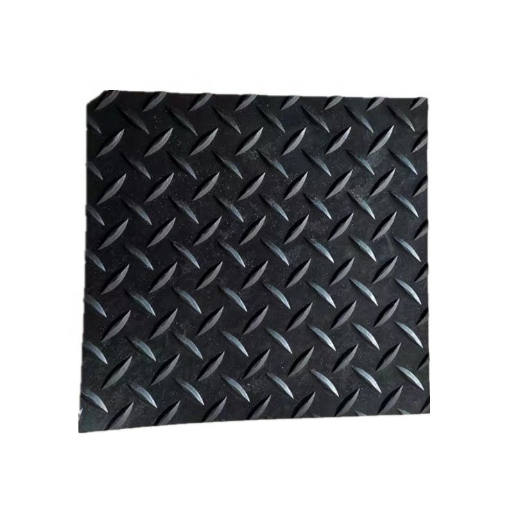 Anti Slip Diamond Willow Leaf Pattern Rubber Floor Mat