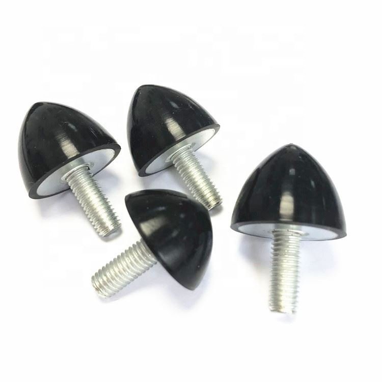 M6 M8 M10 Cone Rubber Bump Stop Male Thread Rubber Vibration Damper Mount