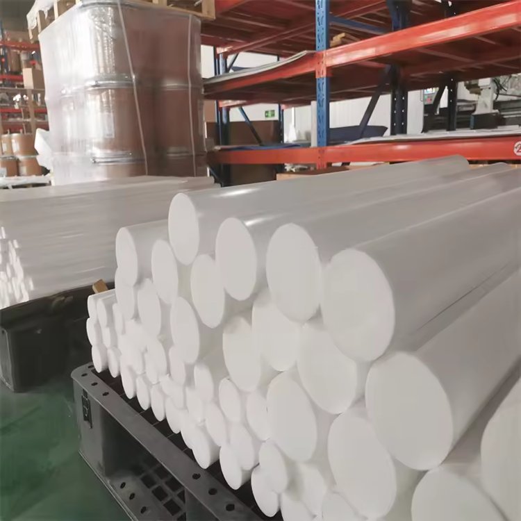 free sample plastic product pctfe bar customized size round long ptfe moulded rod solid hard plastic rods