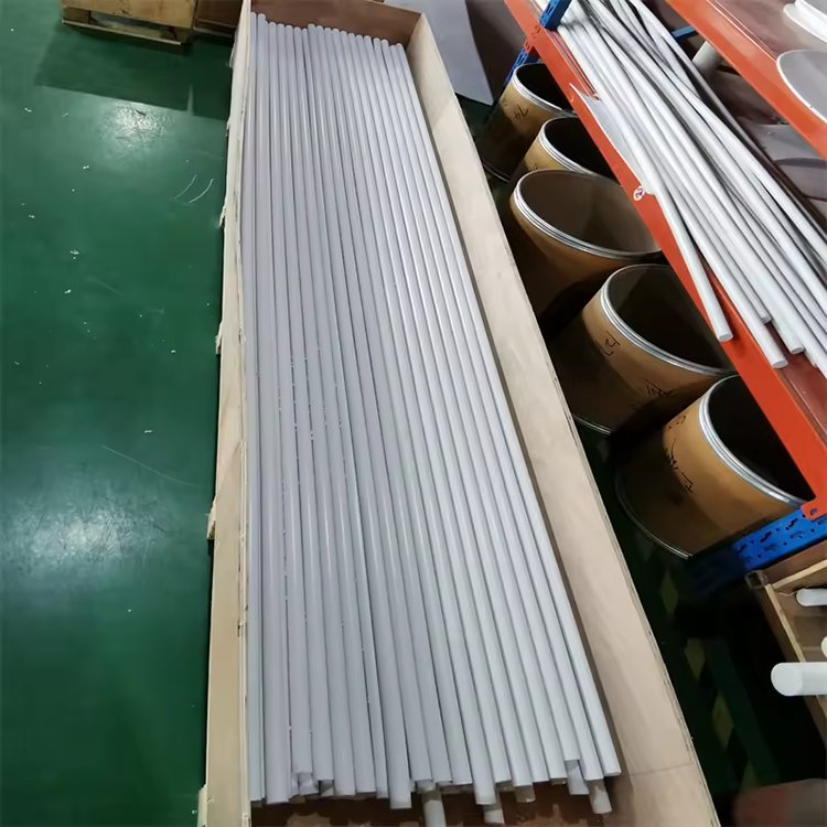 free sample plastic product pctfe bar customized size round long ptfe moulded rod solid hard plastic rods