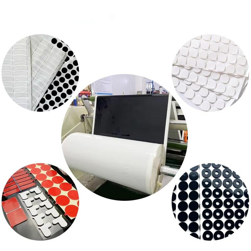 Pre Cut Self Adhesive Silicone Pad Non Slip Double Sided Sticky Nano Tape 1mm Anti Slip Polyurethane Gel Sheet