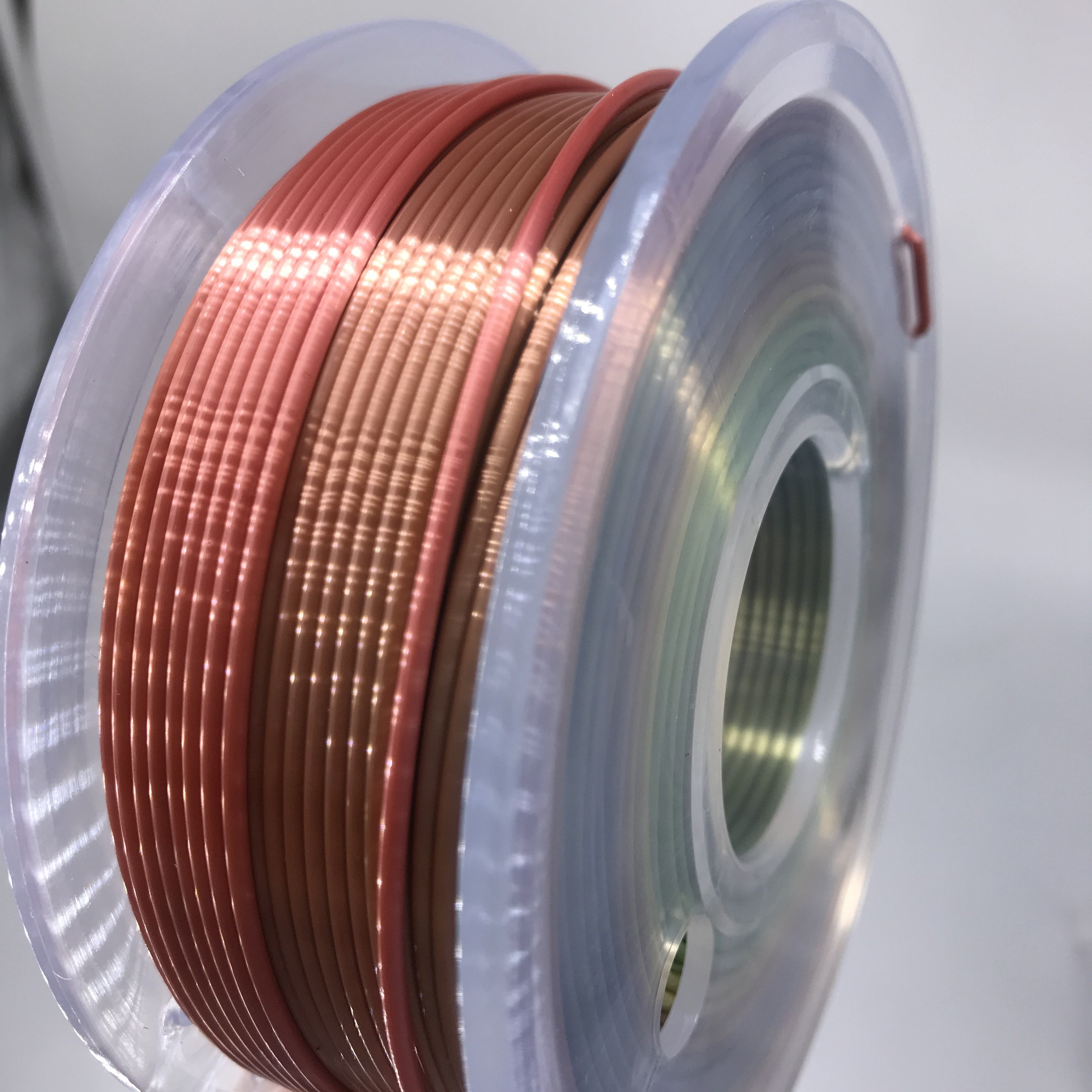 Muti-Color Optiom Dual Color Magic Silk PLA 1.75mm 1000g PLA Silk Filament Refill Different Color for 3D Printer